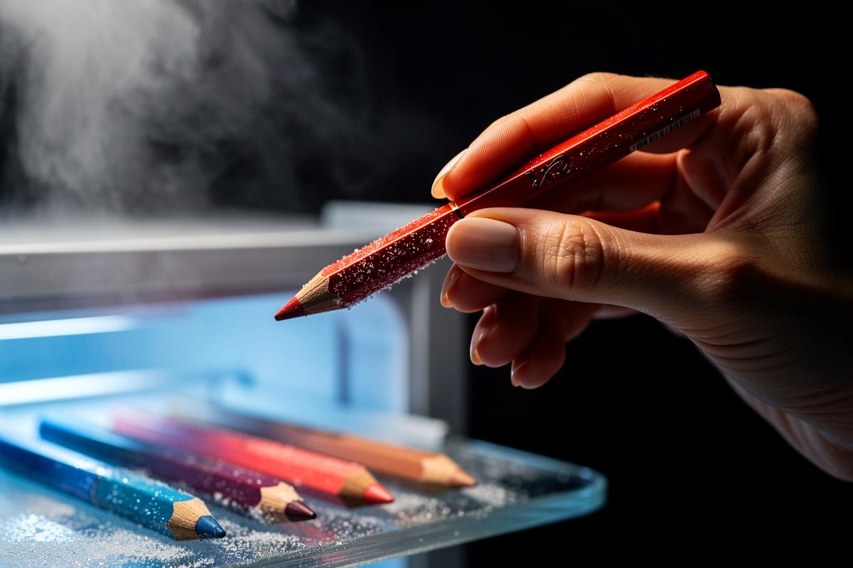 Ludzie chowają kredki do zamrażarki, właściciele sklepów kosmetycznych są zdumieni powodem